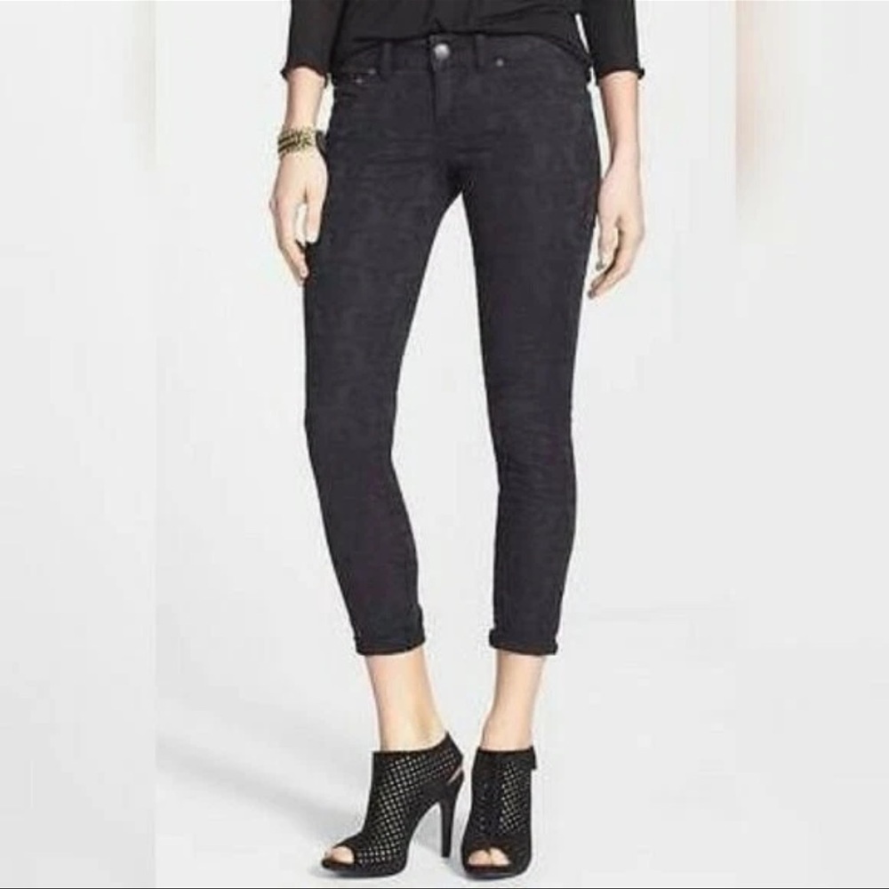 Free People Black Skinny Trousers